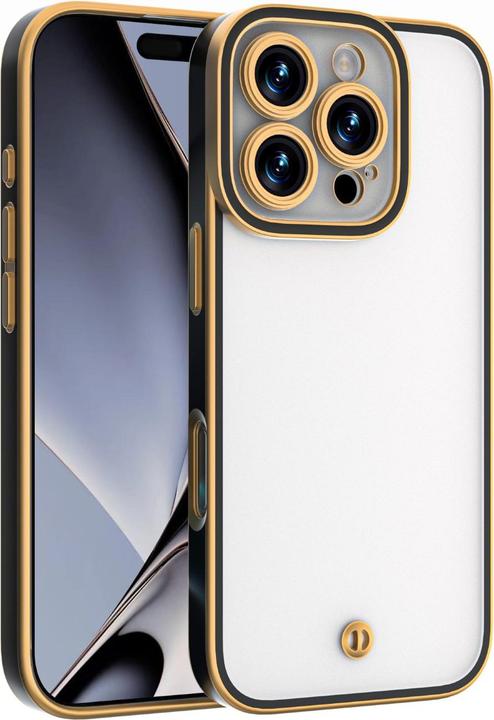 Actual product image OEM Silky Gold case for iPhone 13 6,1" black (Apple iPhone 13)