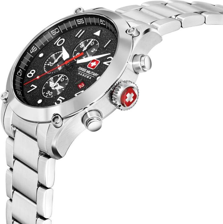 Immagine prodotto Swiss Military Hanowa SMWGI2101501 Nightflighter Chrono 44mm (Cronografo, 44 mm)