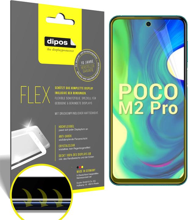 Actual product image Dipos Screen Protector Full-Cover 3D (2 pcs., Xiaomi Poco M2 Pro)