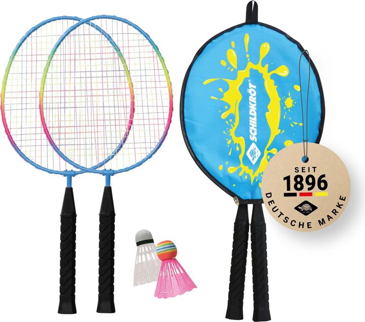 MTS Badminton set Schildkröt Junior 2 rackets 2 balls (Covered)
