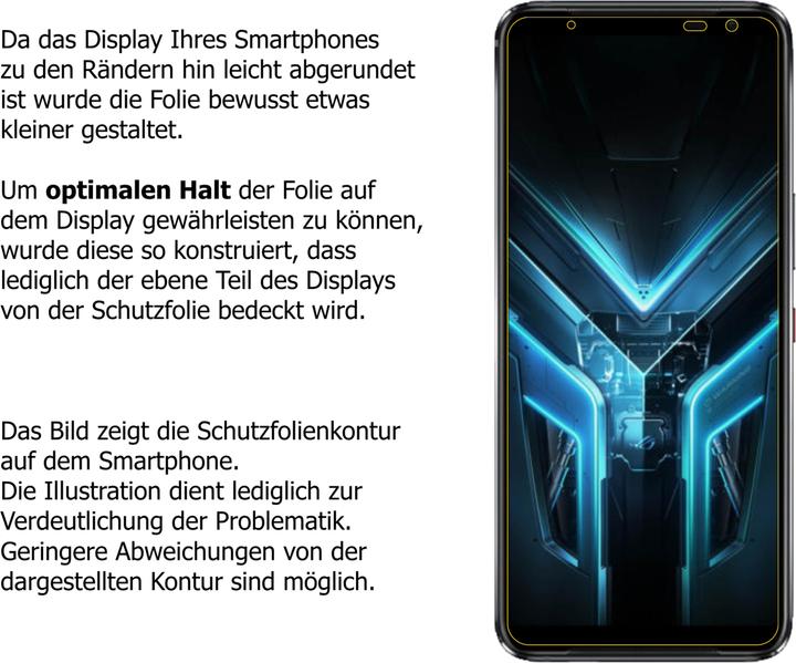 Actual product image Dipos Screen Protector Crystalclear (5 Piece, Asus ROG Phone III)
