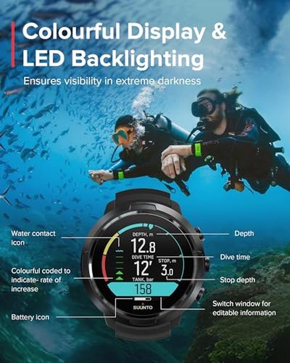 Produktbild Suunto D5 All Black With USB Cable