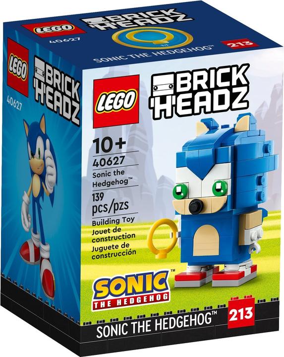 Actual product image LEGO Brickheadz Sonic the Hedgehog (40627, LEGO Brickheadz)