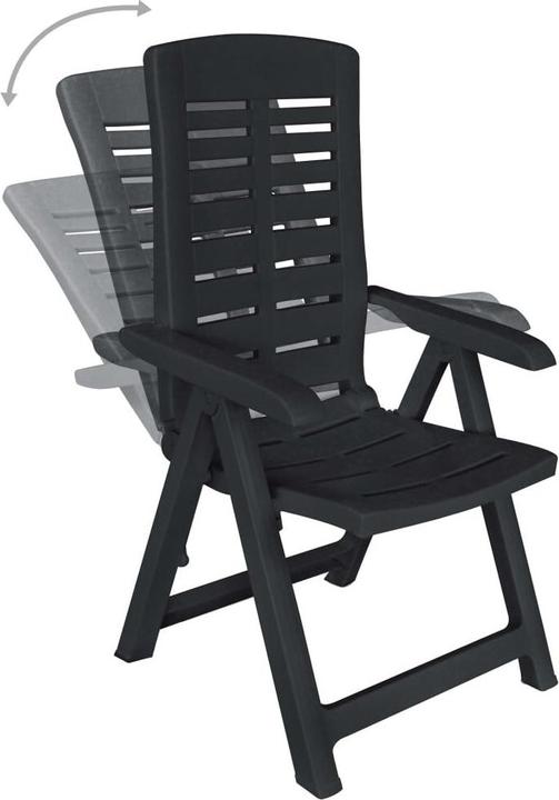 Produktbild vidaXL Gartentisch und -stuhl (216 x 90 x 72 cm)