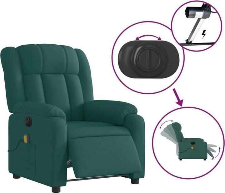 Produktbild vidaXL elektrischer Massagesessel