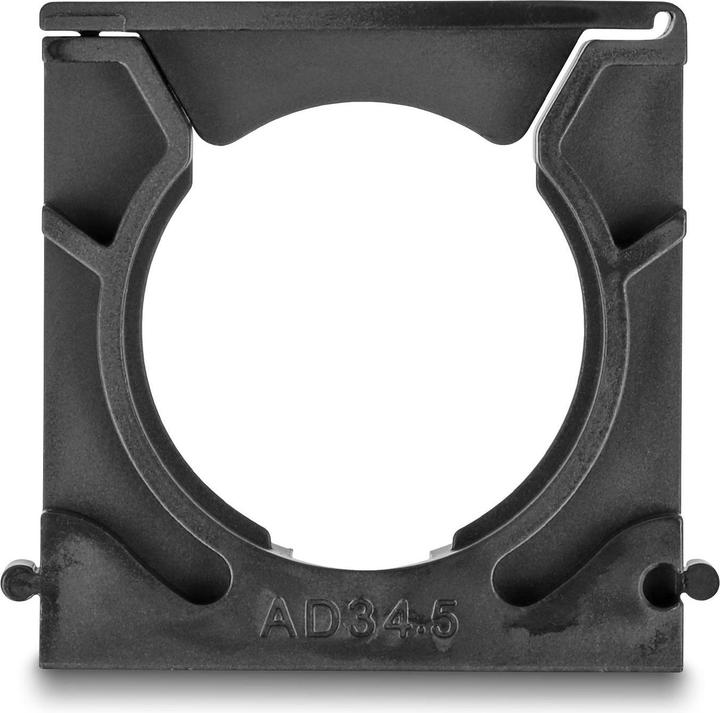 Image du produit Delock Support de gaine de câble 34.5 mm, 4 pièces, noir (Gaines pour câbles, 5.10 cm)