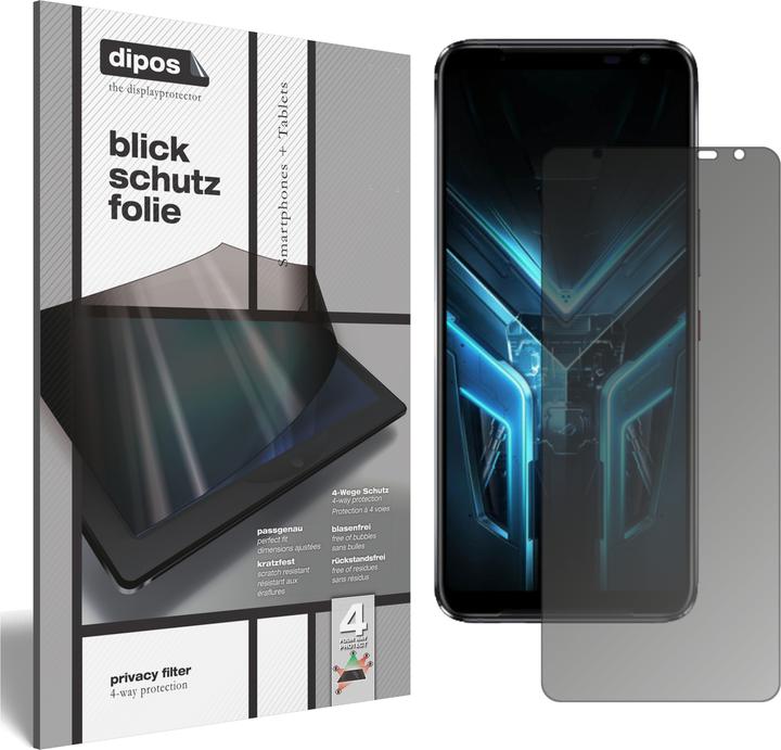 dipos FLEX Privacy Pellicola Protettiva opaca per Asus Rog