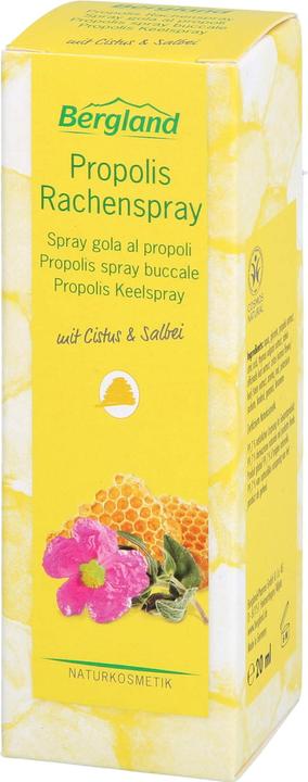 Image du produit Bergland Spray pharyngé à la propolis, solution de 20 ml (20 ml)