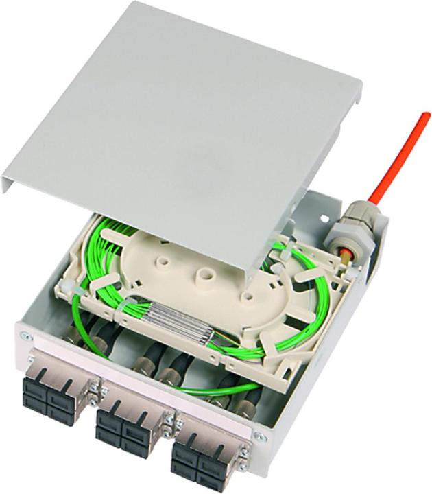 Actual product image Telegärtner TS distributor 6xLC-D splice cassette (CAT6, 0.14 m)