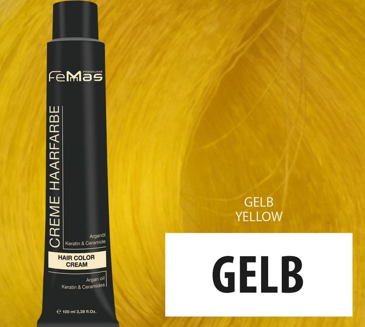 Immagine prodotto FemMas Giallo) Colore per capelli Pure & Mix 100ml