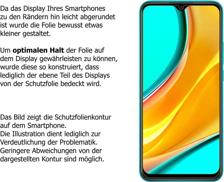 Produktbild Dipos Displayschutz Anti-Shock (2 Stück, Xiaomi Redmi 9)
