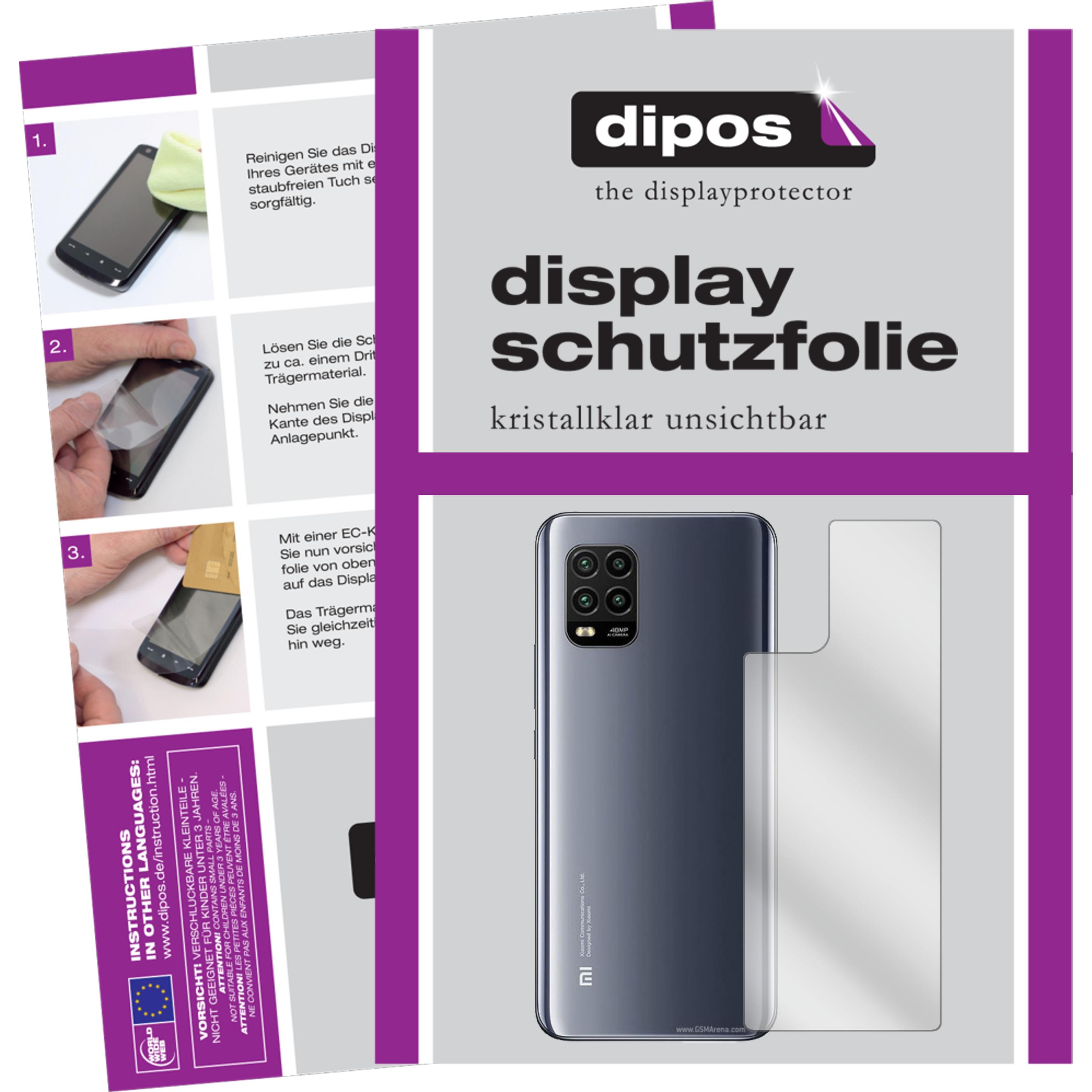 Dipos Displayschutzfolie Crystalclear (1 Stück, Xiaomi Mi 10 Lite), Smartphone Schutzfolie, Transparent