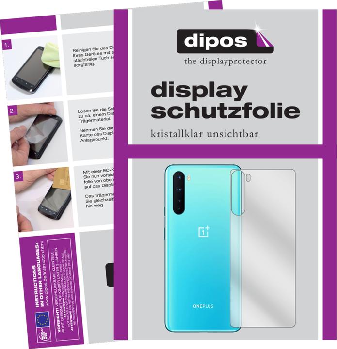 Actual product image Dipos Screen Protector Crystalclear (2 Piece, OnePlus North)