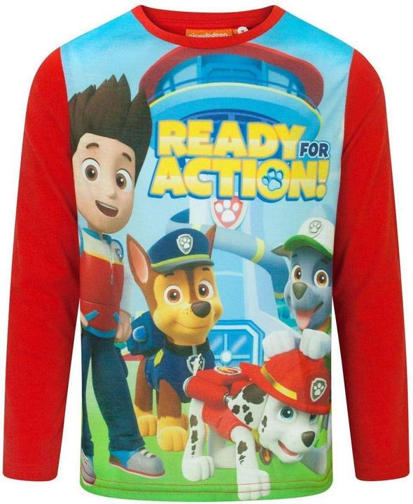 Immagine prodotto Paw Patrol Ready For Action Maglietta Manica Lunga Ragazzi (104)
