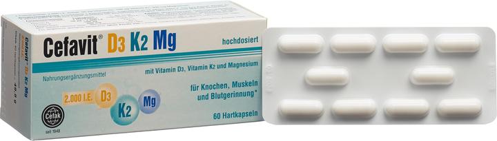 Produktbild Cefak D3 2000 K2 Mg Kaps (60 Stück, Kapseln, 79 g)