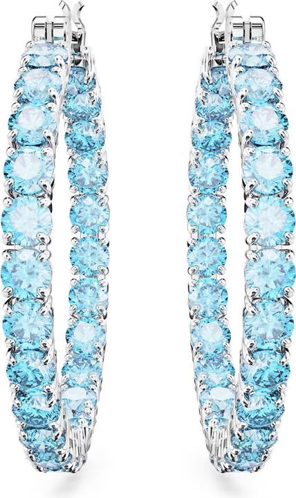 Immagine prodotto Swarovski Matrix Creoles taglio rotondo blu (Cristallo Swarovski)