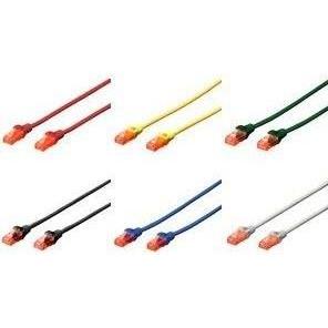 Thumbnail - Digitus CAT 6 U-UTP Patchkabel Cu LSZH AWG 26/7 Länge 10 m Farbe Weis (U/UTP, CAT6, 10 m), Netzwerkkabel