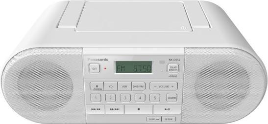 Produktbild Panasonic RX-D552 Digital 20 W Weiss (DAB+, FM, Bluetooth)