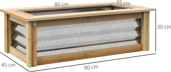 Immagine prodotto Outsunny Aiuola con terreno aperto