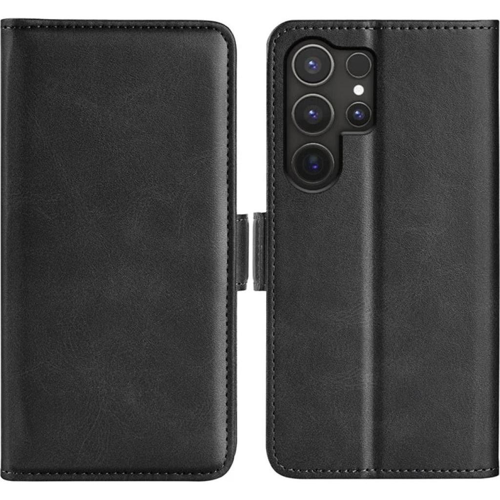 Thumbnail - Screenguard CardLounge Leder Hülle (Samsung Galaxy S25 Ultra), Smartphone Hülle, Schwarz