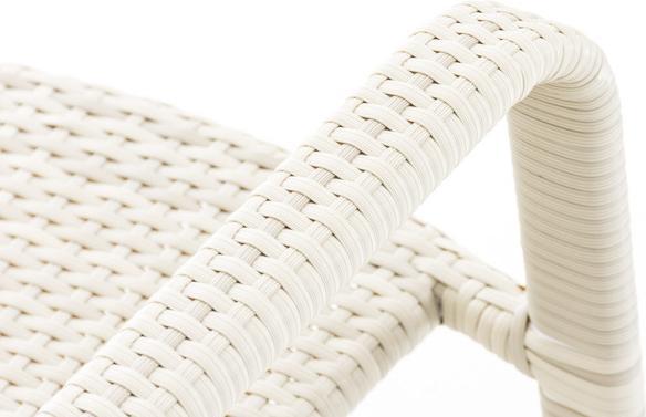 Image du produit Swisshandel24 Chaise en poly rotin Leonie, gris