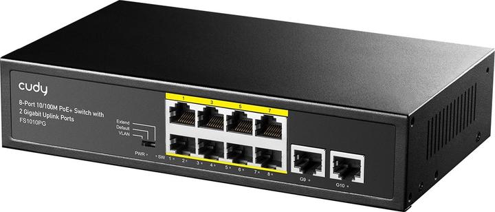 Immagine prodotto Cudy FS1010PG switch di rete Fast Ethernet (10/100) Power over Ethernet (PoE) Nero (10 porte)