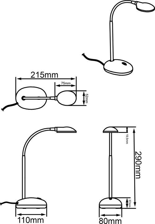Actual product image Brilliant Timmi (100 lm)