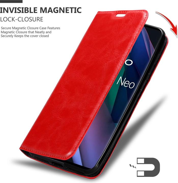 Productafbeelding Cadorabo Boek Invis. Magnetisch deksel (Oppo Find X3 Neo)