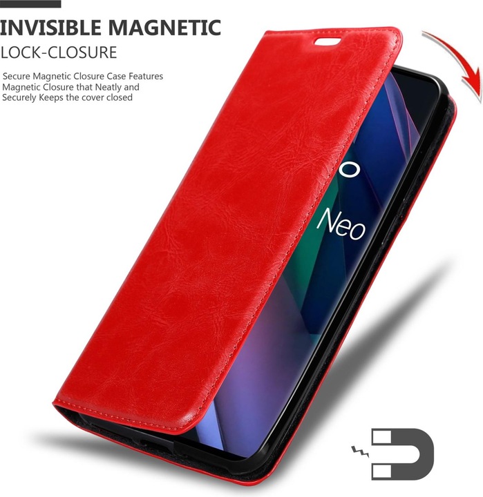 Produktbild Cadorabo Book Invis. Magnet Hülle (Oppo Find X3 Neo)
