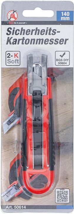 Produktbild BGS Sicherheits-Kartonmesser 140 mm