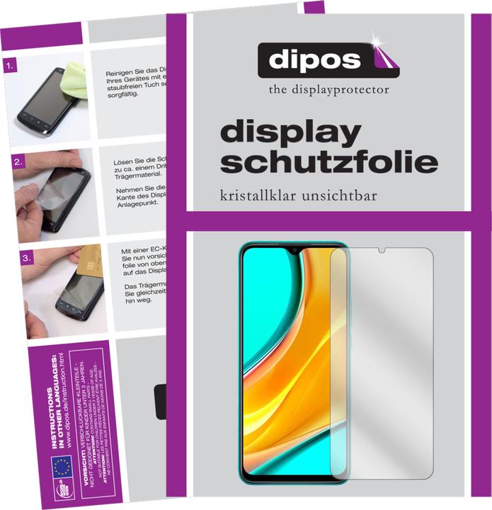 Produktbild Dipos Displayschutzfolie Crystalclear (Xiaomi Redmi 9)