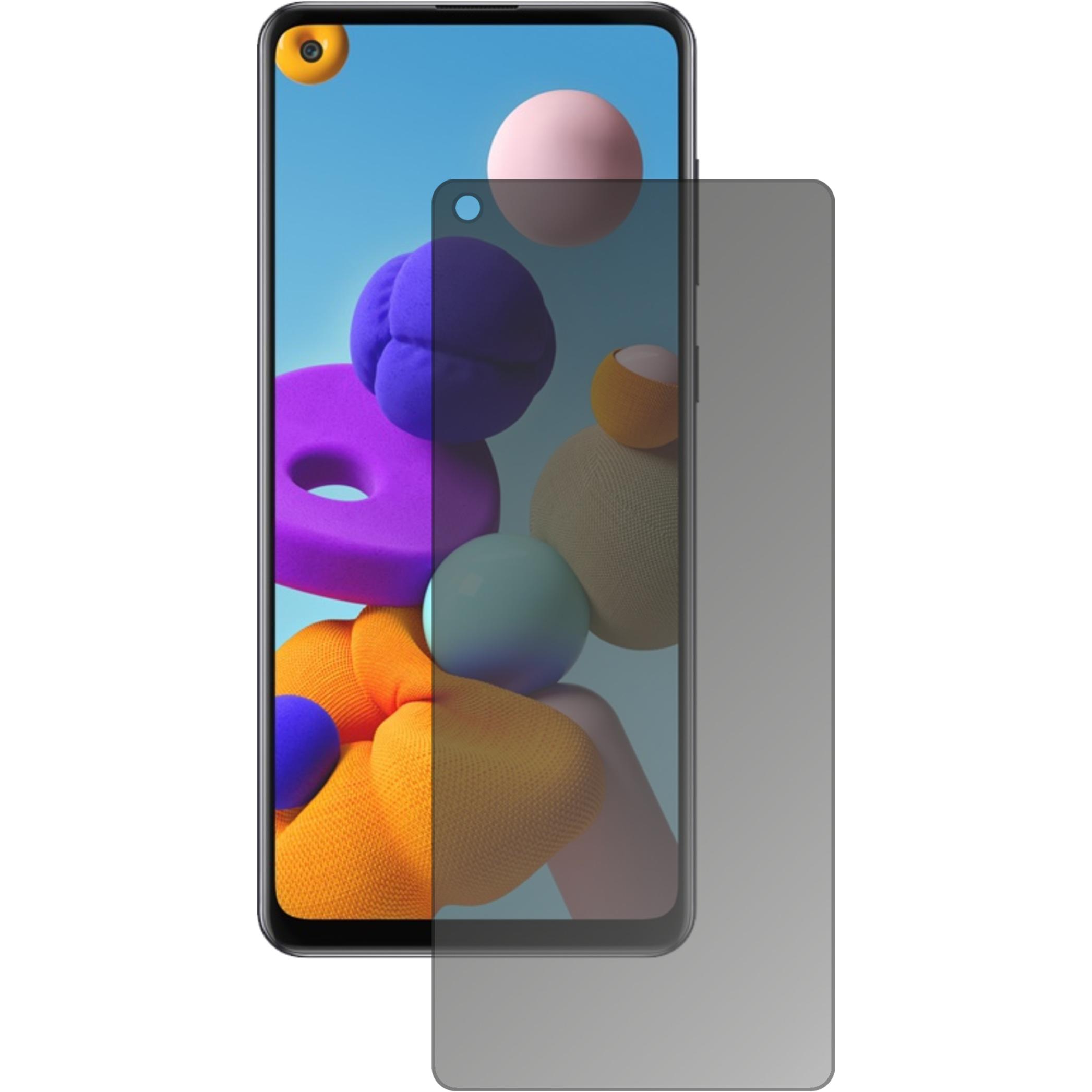 Thumbnail - Dipos Blickschutzfolie 4-Way Privacy (1 Stück, Samsung Galaxy A21s), Smartphone Schutzfolie, Transparent