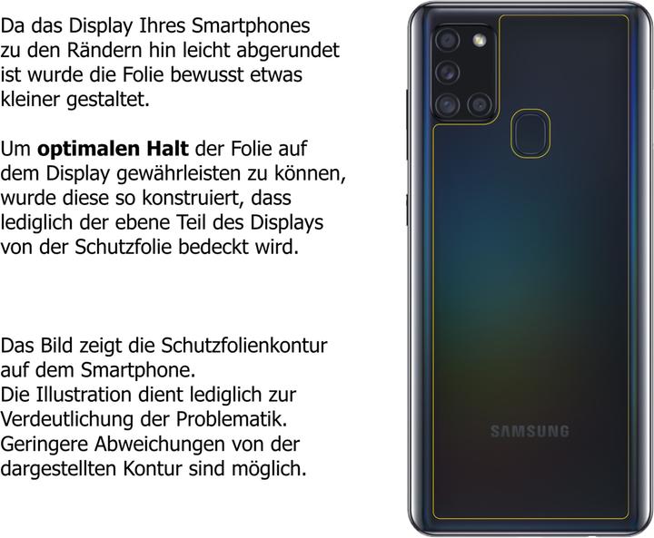 Produktbild Dipos Displayschutzfolie Crystalclear (Samsung Galaxy A21s)