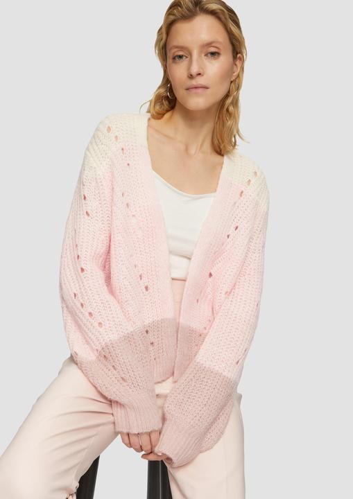 Produktbild s.Oliver Strickjacke Alpakamix-Cardigan mit Farbverlauf (M)