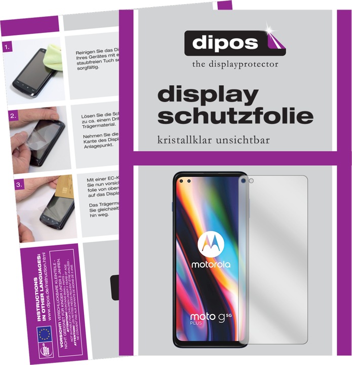 Immagine prodotto Dipos Pellicola Protettiva (2 Pezzo/i, Motorola Moto G 5G Plus)