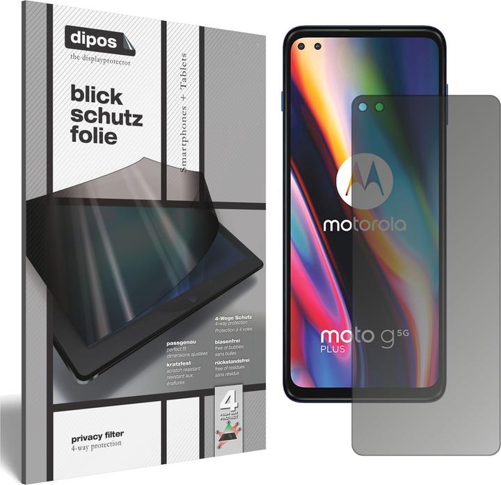 Produktbild Dipos Blickschutzfolie 4-Way Privacy (Motorola Moto G 5G Plus)
