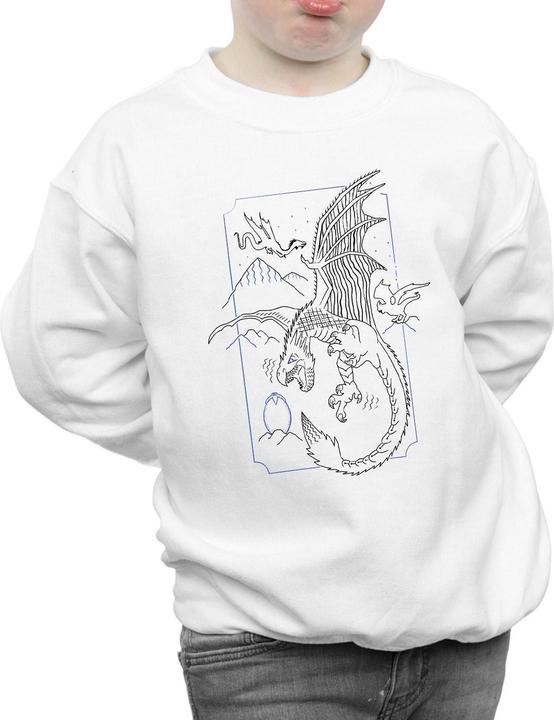 Produktbild Dragon Line Art Sweatshirt Jungen (128)