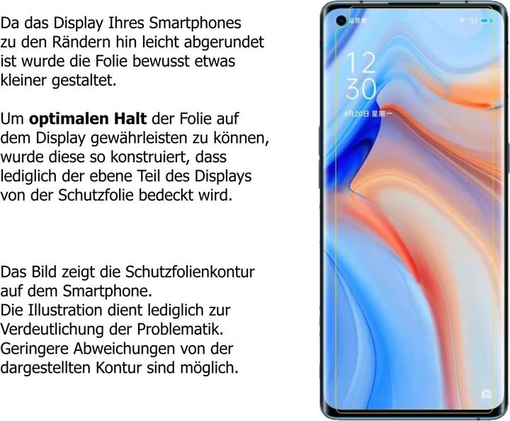 Produktbild Dipos Displayschutzfolie Crystalclear (1 Stück, Oppo Reno 4 Pro)