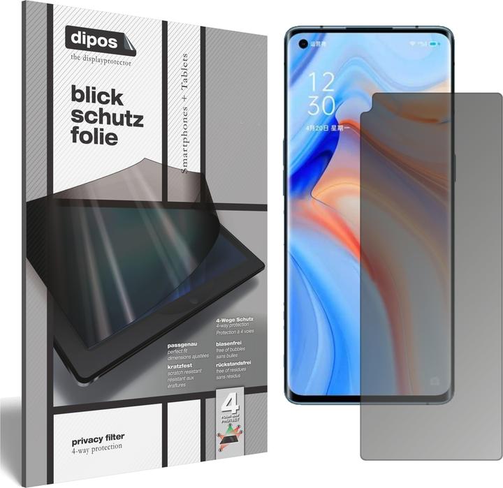 Produktbild Dipos Blickschutzfolie 4-Way Privacy (Oppo Reno 4 Pro)