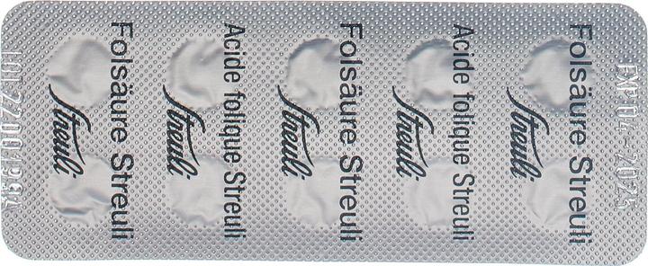 Valori nutrizionali e ingredienti Streuli Pharma Acido folico (1 Pezzo/i, Pillole, 30 g)