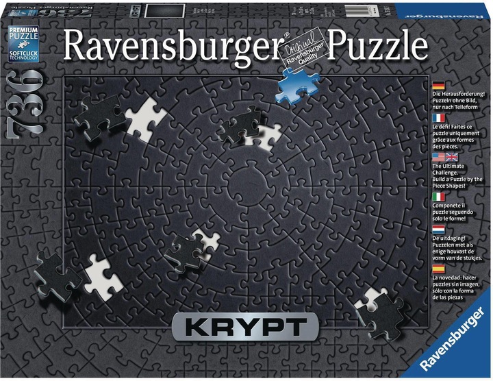 Produktbild Ravensburger Krypt Black (736 Teile)