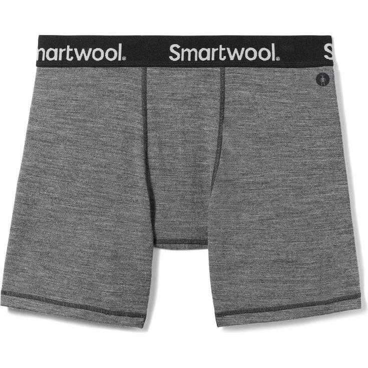 Smartwool, Herren, Funktionsunterhose, Ms Sport Boxer Brief (XXL), Grau, XXL