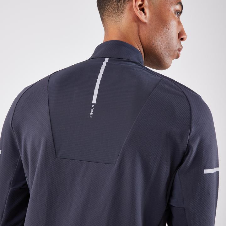 Image du produit Kiprun Maillot de course à manches longues homme avec fermeture éclair - Run 900 warm noir (S)