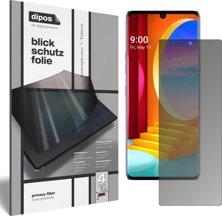 Produktbild Dipos Blickschutzfolie 4-Way Privacy (LG Velvet 5G)