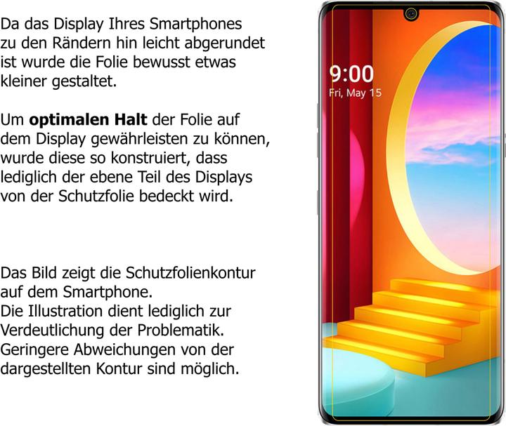 Actual product image Dipos Screen Protector Anti-Shock (1 Piece, LG Velvet)