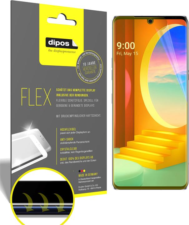 Dipos Pellicola Protettiva Antiriflesso Per LG G7 Fit – 2 Pezzi, Opaca, Anti-impronta, Made In Germany