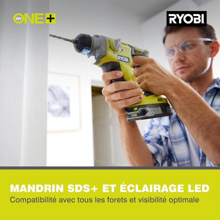 Productafbeelding Ryobi Batterij combihamer (Hamerboor)