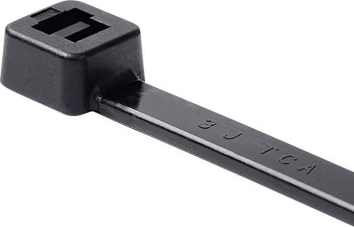 Actual product image HellermannTyton Cable Tie 203x4,7 GL200 black (Plastic cable ties, 203 mm, 100 pcs.)