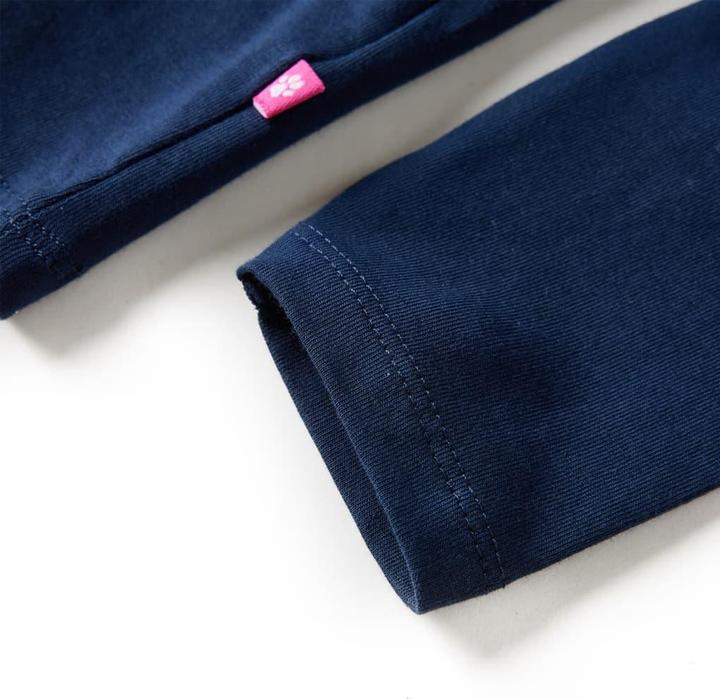 Immagine prodotto vidaXL Camicia da bambino a maniche lunghe blu navy 140,Materiale: 95 % cotone (140)