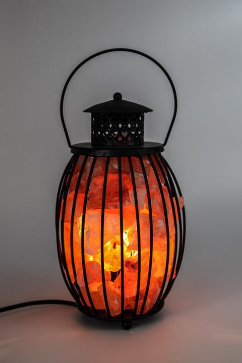 Actual product image Cachet Salt stone lantern basket